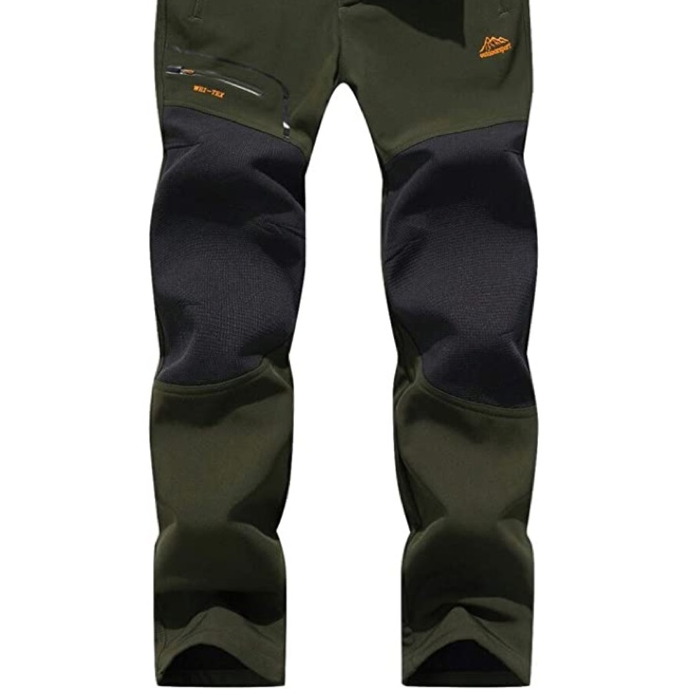 New Mens Heavy Insulated Snow Pants w/ Belt - Picture 2 of 2